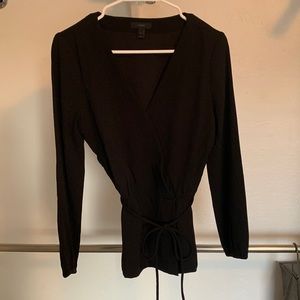 JCrew Tie Waist Blouse